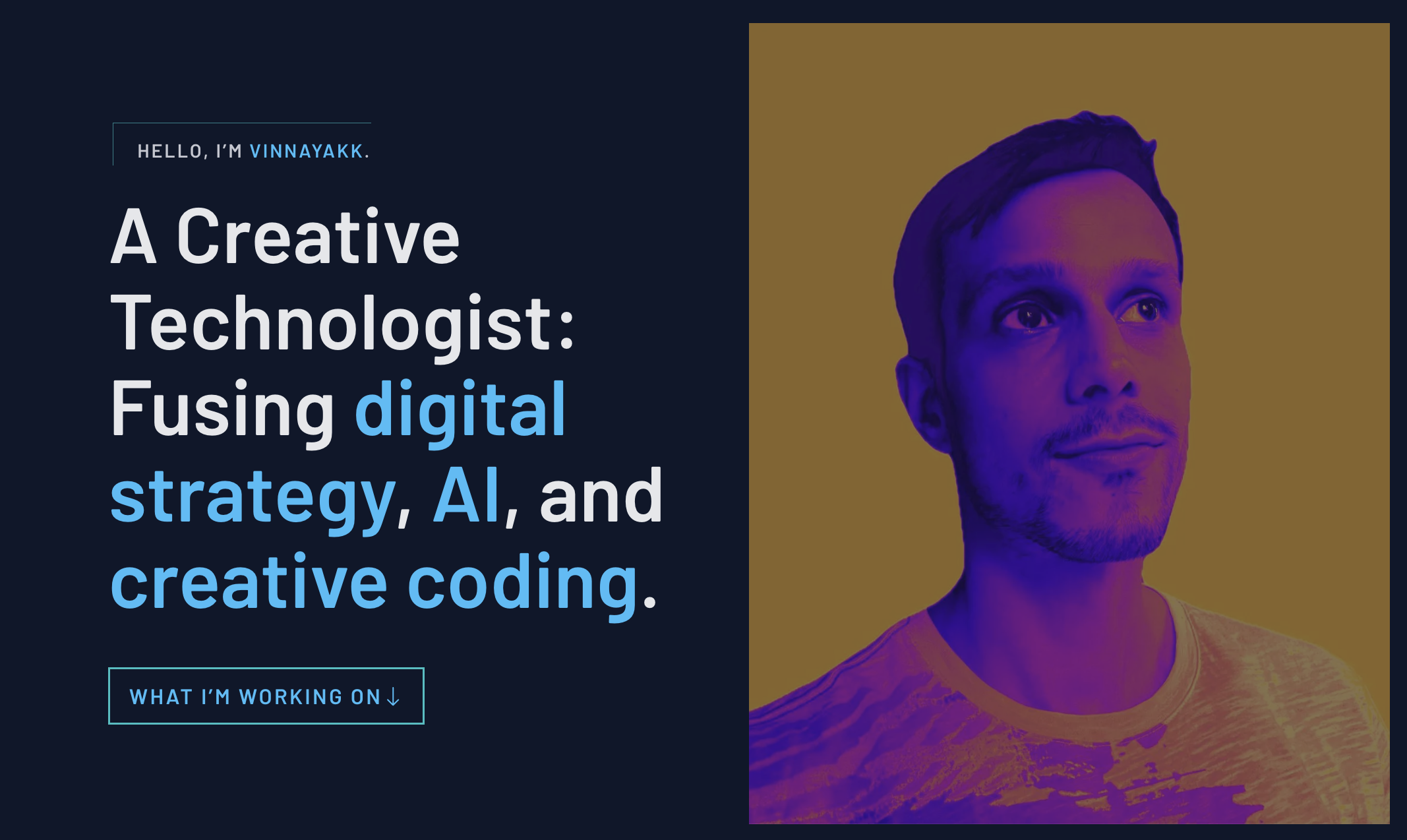 Later overlapping science, AI, and creative-technology website screenshot preserved for comparison